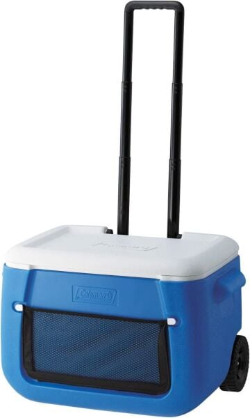 Coleman Poly-Lite Wheeled Mesh Tekerlekli Soğutucu Buzluk  50 QT  47.3 Lt