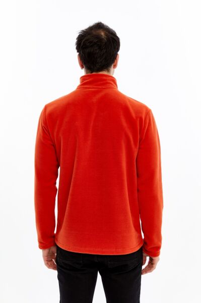 Champp Summit Yarım Fermuarlı Erkek Polar - Kiremit