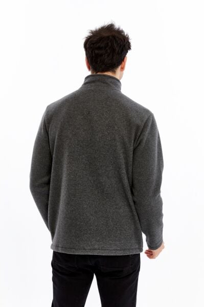 Champp Summit Yarım Fermuarlı Erkek Polar - Antrasit