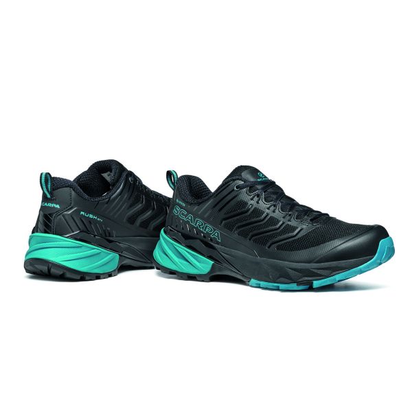 Scarpa Rush Gore-Tex Erkek Koşu Ayakkabısı Black-Ottanio