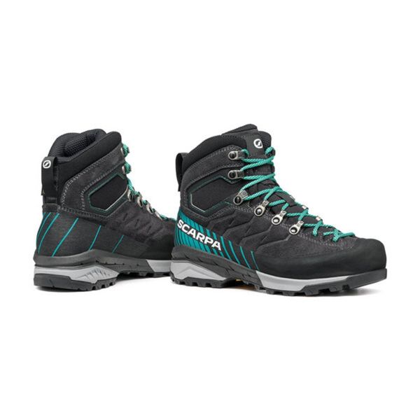 Scarpa Mescalito TRK Gore-Tex Kadın Outdoor Bot Dark Anthracite-Tropical Green