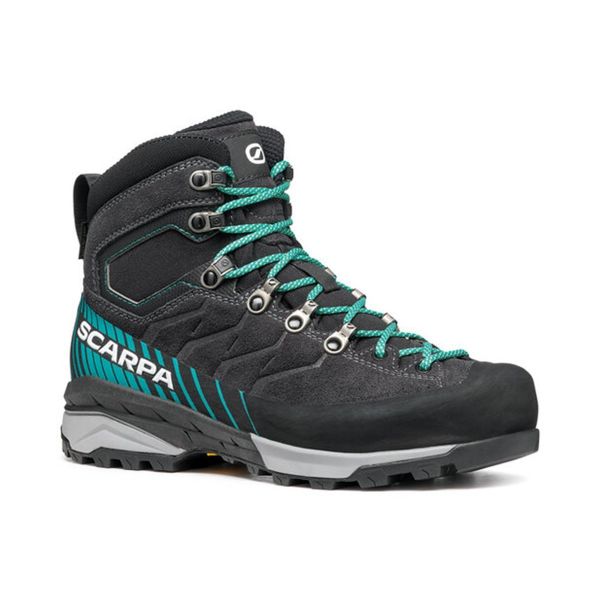 Scarpa Mescalito TRK Gore-Tex Kadın Outdoor Bot Dark Anthracite-Tropical Green