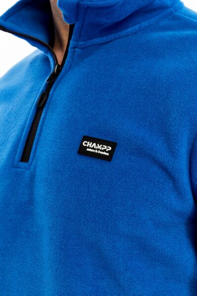 Champp Summit Yarım Fermuarlı Erkek Polar - Mavi