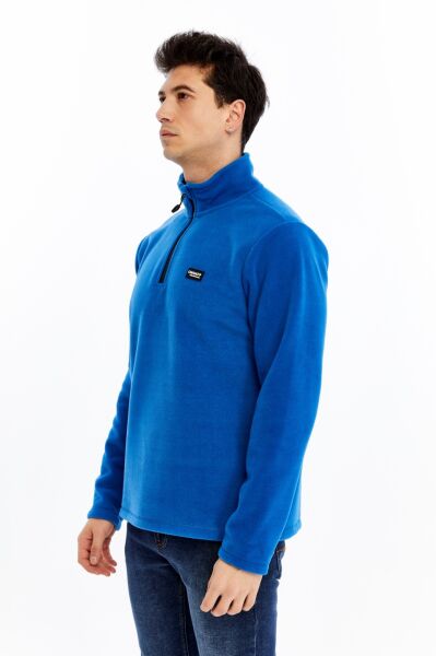 Champp Summit Yarım Fermuarlı Erkek Polar - Mavi