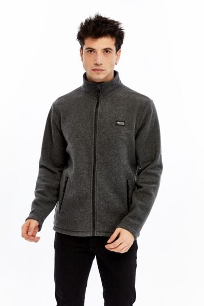 Champp Horizon Tam Fermuarlı Erkek Polar - Antrasit