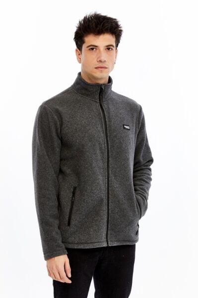 Champp Horizon Tam Fermuarlı Erkek Polar - Antrasit