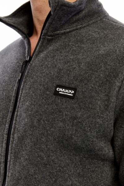 Champp Horizon Tam Fermuarlı Erkek Polar - Antrasit