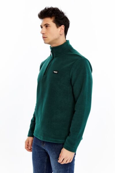 Champp Summit Yarım Fermuarlı Erkek Polar - Yeşil