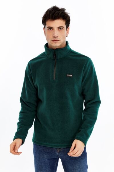 Champp Summit Yarım Fermuarlı Erkek Polar - Yeşil