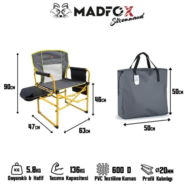 Madfox SitCommand G92 Katlanır Kamp Koltuğu