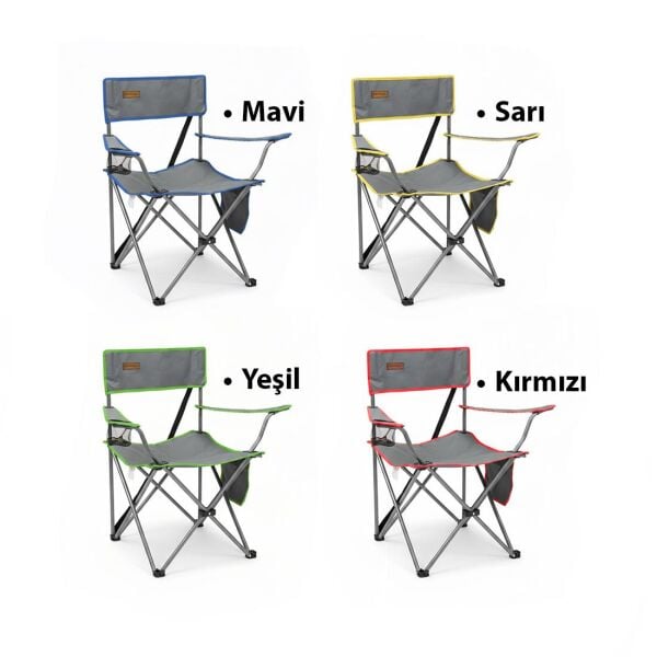 Katlanır Kamp Sandalyesi – Dayanıklı Hafif (Madfox Trekmate Strap)