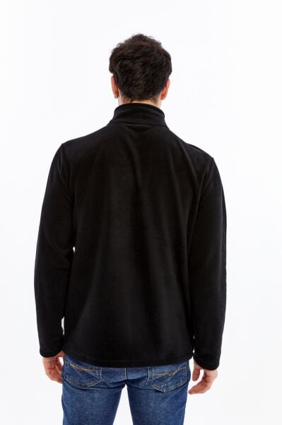 Champp Horizon Tam Fermuarlı Erkek Polar - Siyah