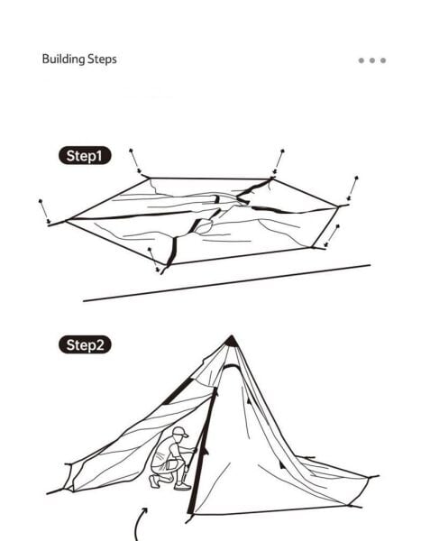 Naturehike Moğol Glamping 4 Kişilik Piramid Çadır