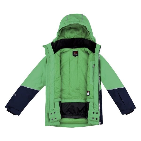 Hannah Anakin Jr Çocuk Kayak Mont - Classic Green-Dress Blue