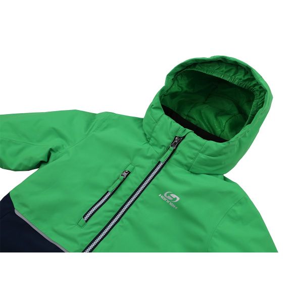 Hannah Anakin Jr Çocuk Kayak Mont - Classic Green-Dress Blue