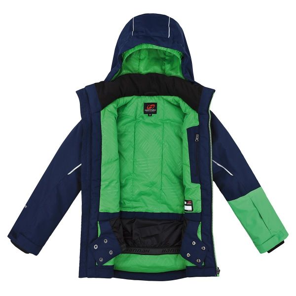 Hannah Kigali Jr Çocuk Kayak Mont - Dress blues-Classic grn
