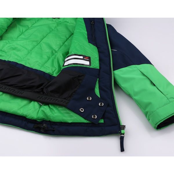 Hannah Kigali Jr Çocuk Kayak Mont - Dress blues-Classic grn