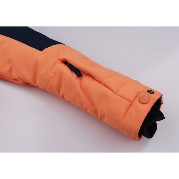 Hannah Leane Jr Çocuk Kayak Mont - Dress Blues-Cantaloupe