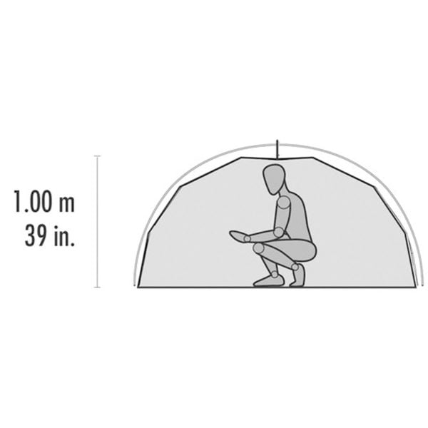 MSR Elixir 1 Kişilik 3 Mevsim Kamp Çadırı