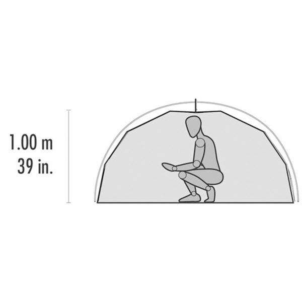 MSR Elixir 1 Kişilik 3 Mevsim Kamp Çadırı