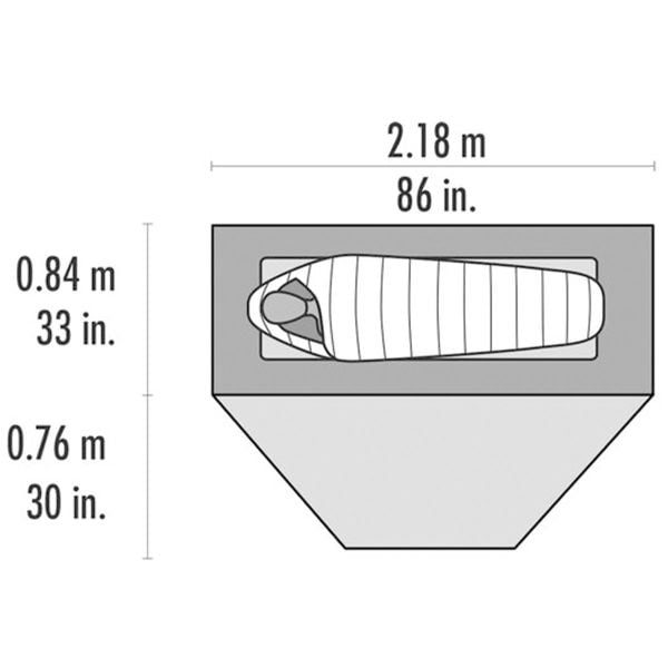 MSR Elixir 1 Kişilik 3 Mevsim Kamp Çadırı
