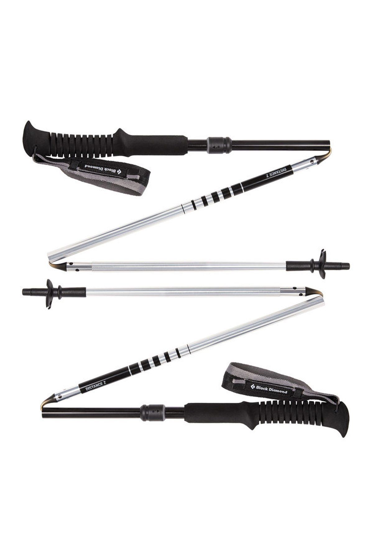 BLACK DIAMOND Distance Z Z-Poles 120 cm Baton Black-Silver
