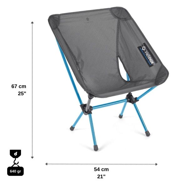 Helinox Chair Zero L Outdoor Kamp Sandalyesi Black