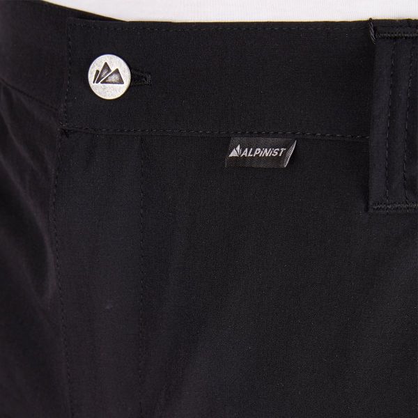 Alpinist Mountain Class Erkek Outdoor Pantolon - Siyah