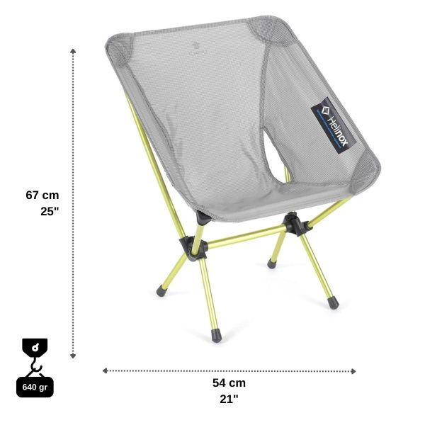Helinox Chair Zero L Outdoor Kamp Sandalyesi Grey