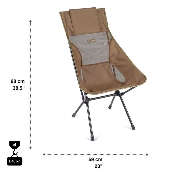 Helinox Sunset Chair Outdoor Kamp Sandalyesi Coyote Tan