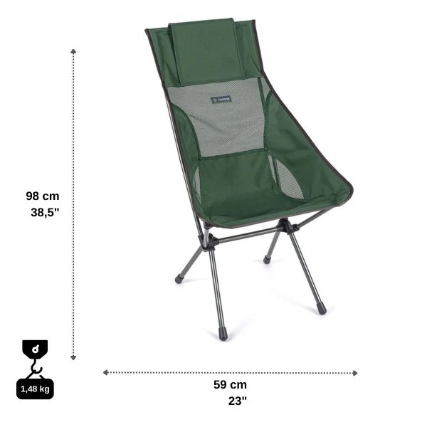 Helinox Sunset Chair Outdoor Kamp Sandalyesi Forest Green