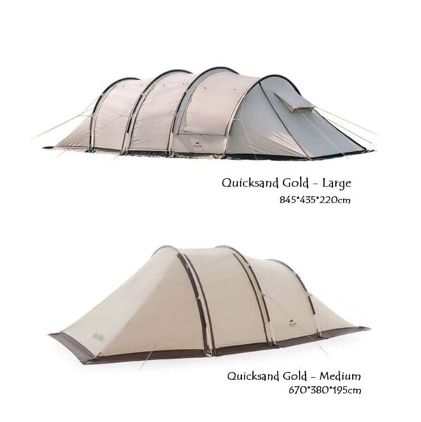 Naturehike Cloud Vessel UPF50+ Snow Skirt 4-6 Kişilik Tünel Çadır