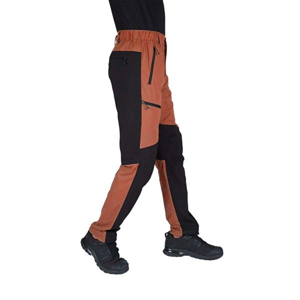 Alpinist Rugged Flex Erkek Pantolon - Turuncu-Siyah