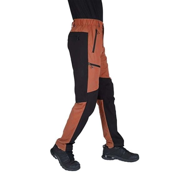 Alpinist Rugged Flex Erkek Pantolon - Turuncu-Siyah