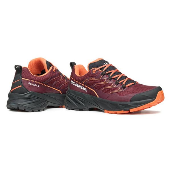 Scarpa Rush 2 Gore-Tex WMN Kadın Koşu Ayakkabısı Burgundy - Dusty Orange