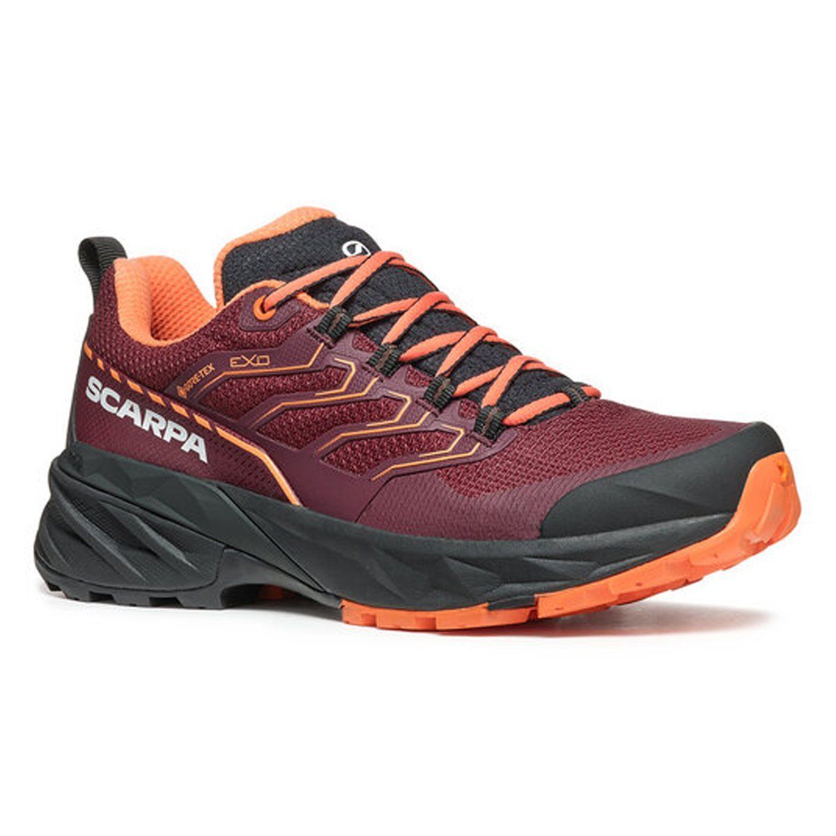 Scarpa Rush 2 Gore-Tex WMN Kadın Koşu Ayakkabısı Burgundy - Dusty Orange