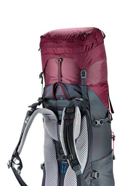 DEUTER Aircontact Lite 45 + 10 SL Kadın Sırt Çantası maron-graphite