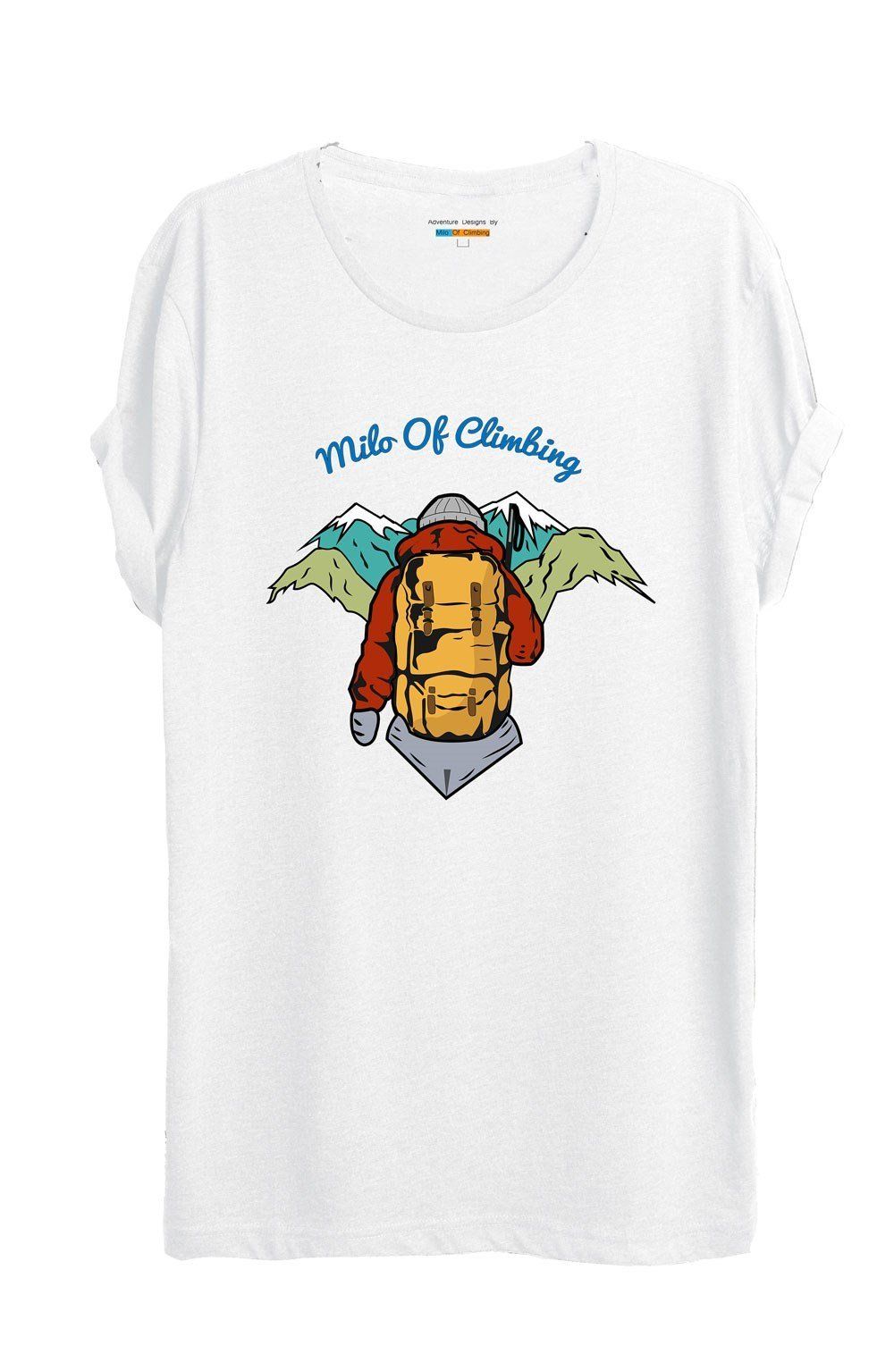 Milo Pandi T-shirt - Beyaz Climbing