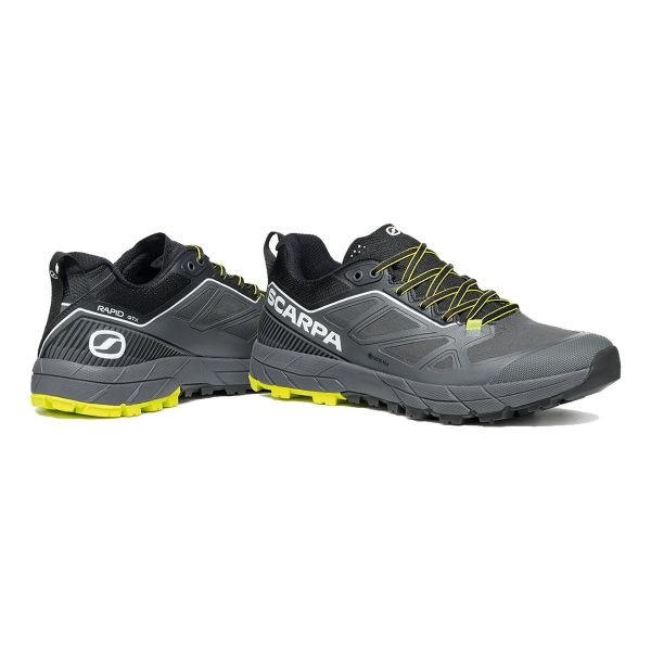 Scarpa Rapid Gore-Tex Erkek Koşu Ayakkabısı Anthracite - Alpine Green