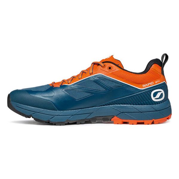 Scarpa Rapid Gore-Tex Erkek Koşu Ayakkabısı Cosmic Blue - Orange