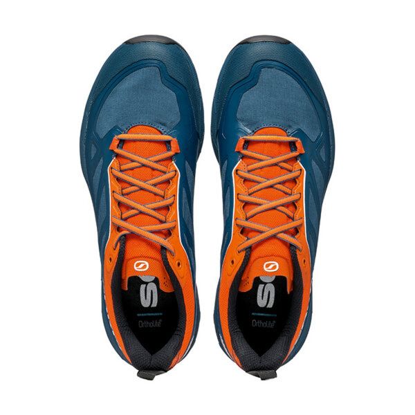 Scarpa Rapid Gore-Tex Erkek Koşu Ayakkabısı Cosmic Blue - Orange