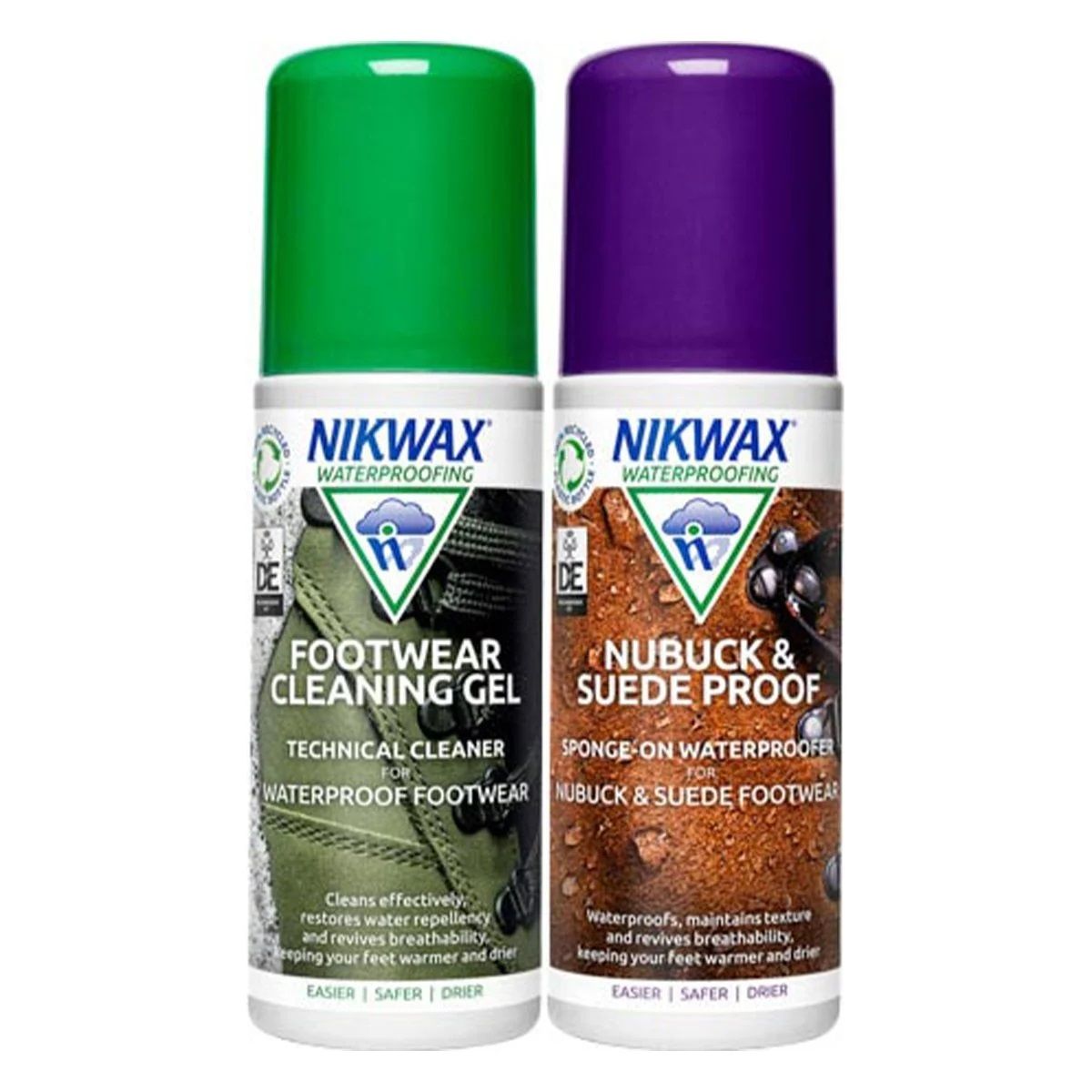 Nikwax Nubuck & Suede Ayakkabı Temizleme Jeli & Su Geçirmez Sprey 125 ML