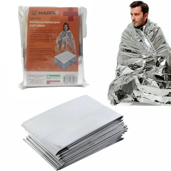 Madfox Emergency Blanket Acil Durum Battaniyesi 210*140cm