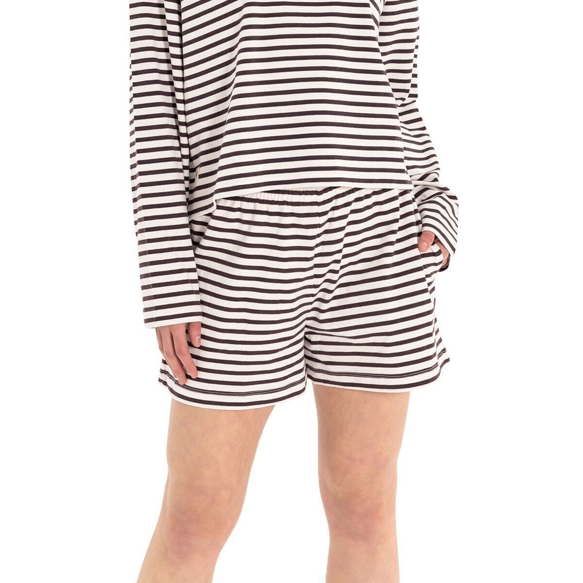 Inguz Stripe %100 Pamuk Şort