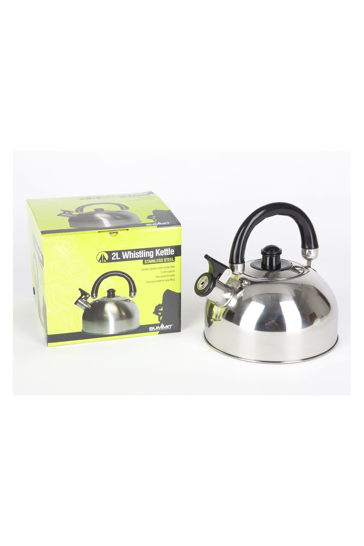 Summit Paslanmaz Çelik Su Isıtıcıs 2 Litre / Stainless Steel Whistling Kettle 2 Litre Alu