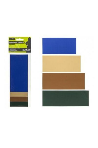 Summit Çok Amaçlı Tamir Kiti Çadır ve Kumaş Ürünler İçin Multi Use Nylon Repair Patches Assorted