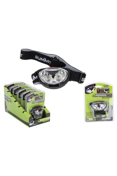 Summit 4+2 Led Night Storm 600 Kafa Lambası Black