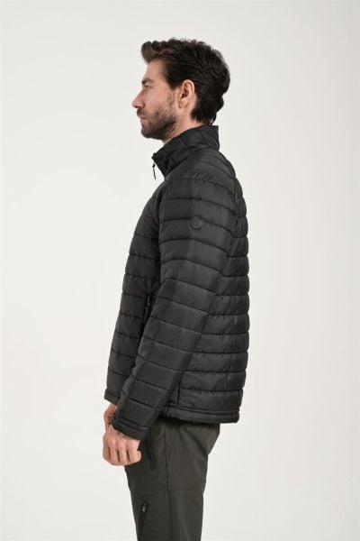 EXUMA ERKEK SİYAH ŞİŞME MONT