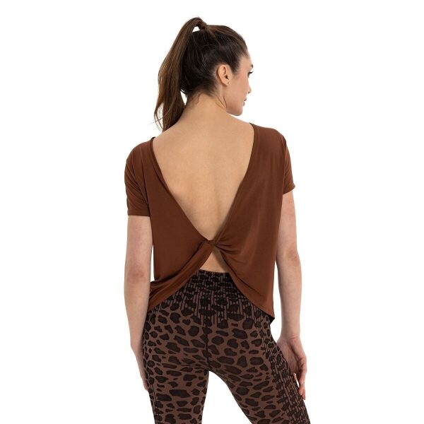 Inguz Sırt Detay Modal Yoga T-Shirt
