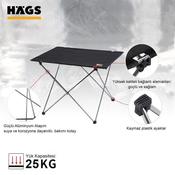 Hags Ultralight Katlanabilir Kamp Masası